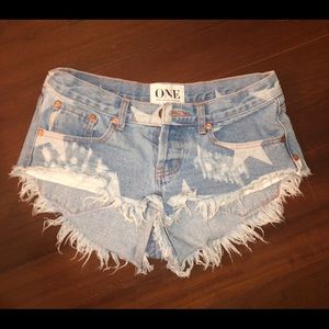 One Teaspoon Star Shorts